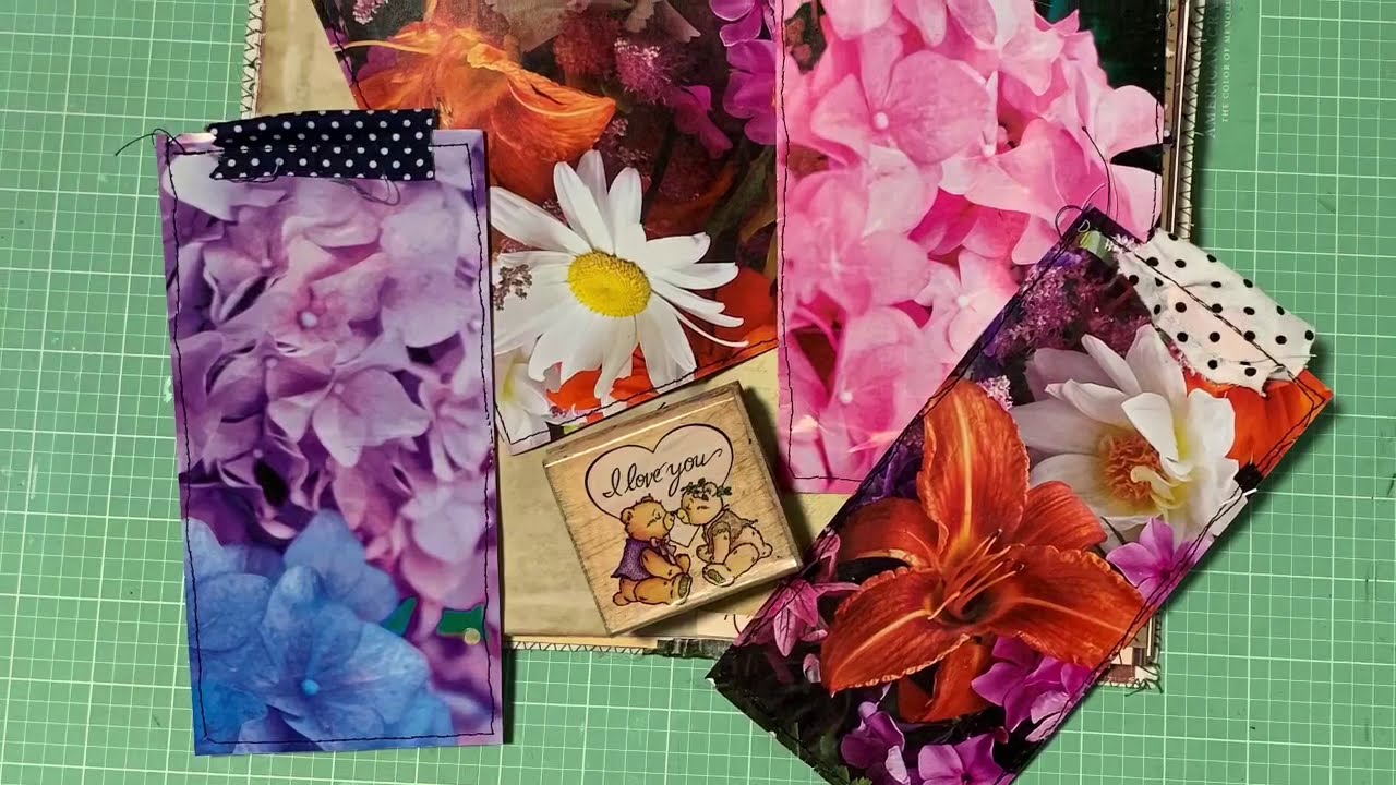 Calendar Page Journal Cards for Junk Journals