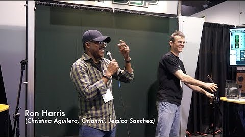 Ron Harris at McDSP booth NAMM 2016