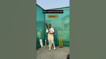 Jaspo Hard Plastic Bat Review | #shorts #cricket #netpractice #mrcricketcaught #roofcricket #viral