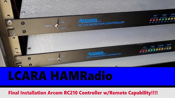 LCARA HAM Radio: Final Installation Arcom RC210 w/Remote Capability!!!!