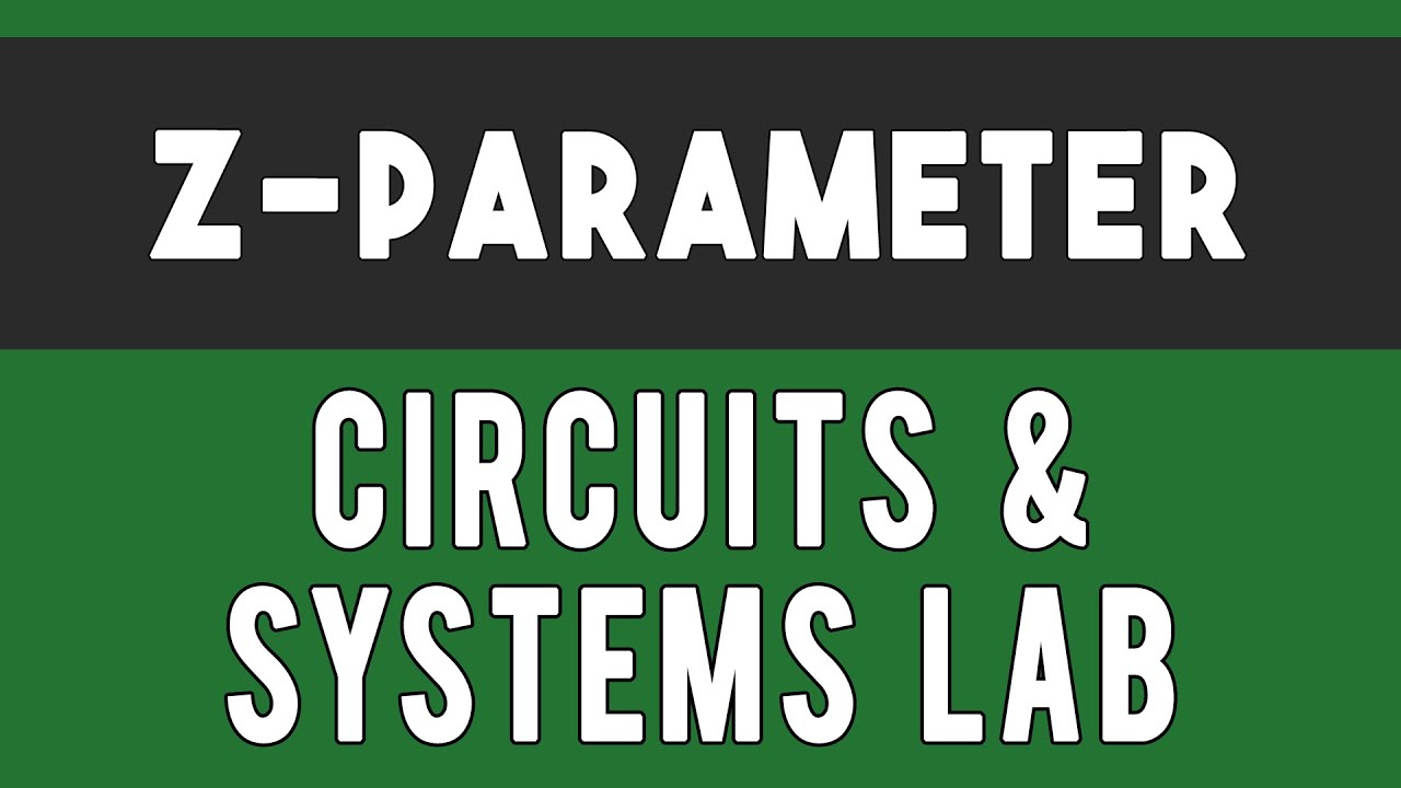 Determination of Open Circuit Impedance Parameters of a