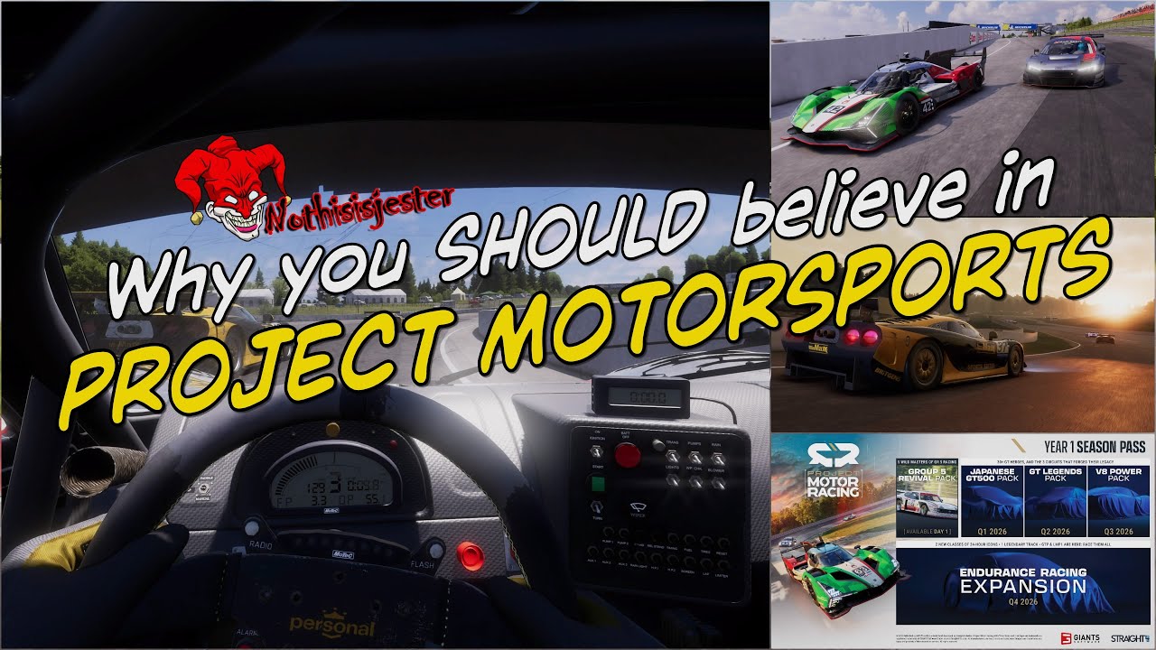 Why you SHOULD believe in PROJECT MOTOR RACING - YouTube
