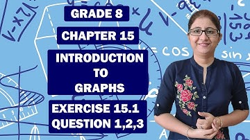 CLASS 8||NCERT MATHS||CHAPTER -15-INTRODUCTION TO GRAPHS||EXERCISE 15.1 QUESTION 1,2,3||