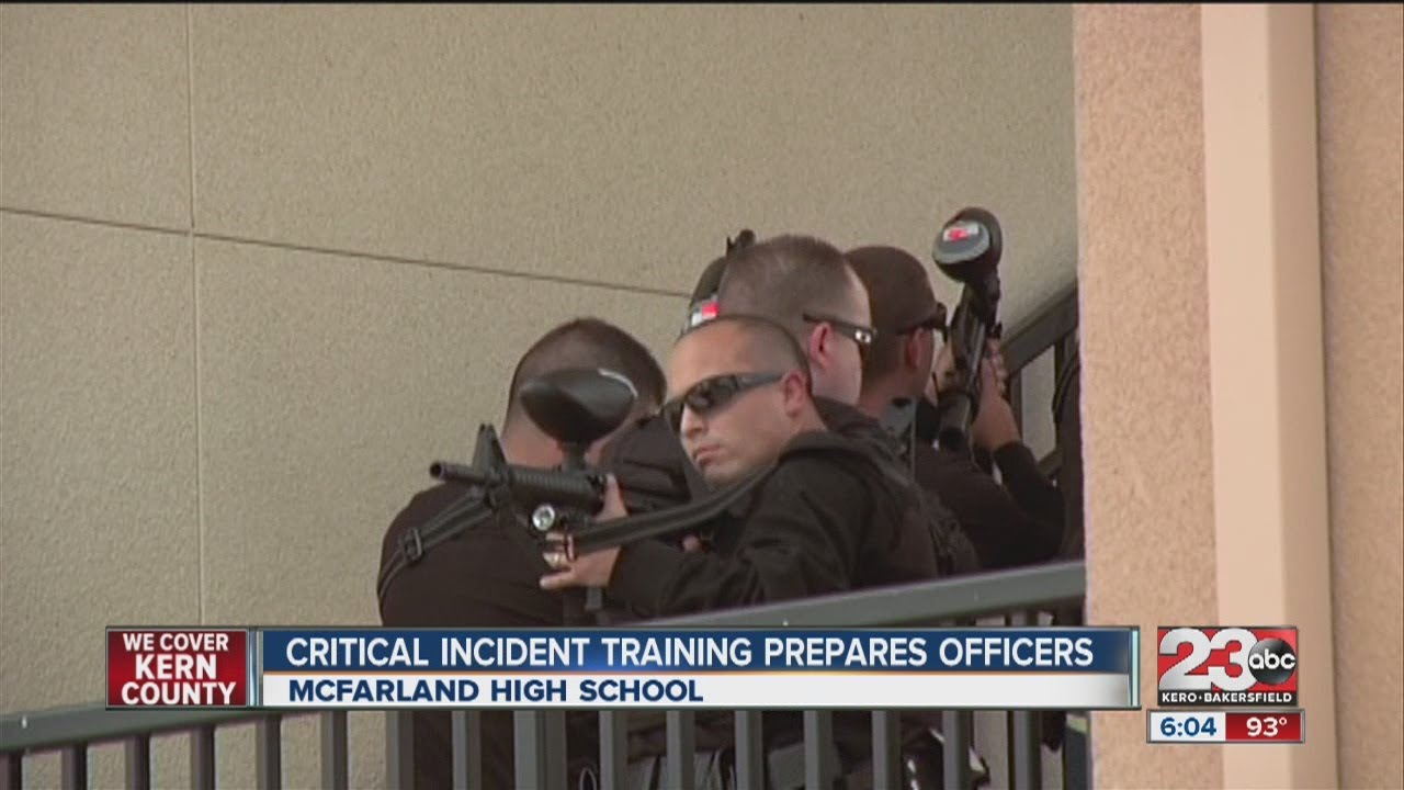 McFarland Police Take Part In Critical Incident Training YouTube