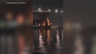 Moment of Baltimore Bridge Collapse Captured by Resident