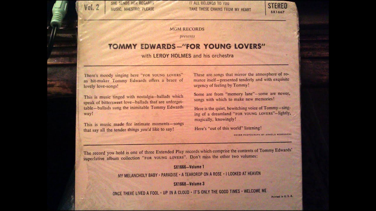 Tommy Edwards - Music Maestro Please - Nice Late 50's R&B / Pop Ballad