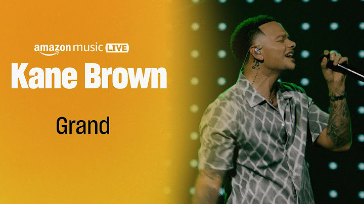 Kane Brown - Grand (Amazon Music Live)