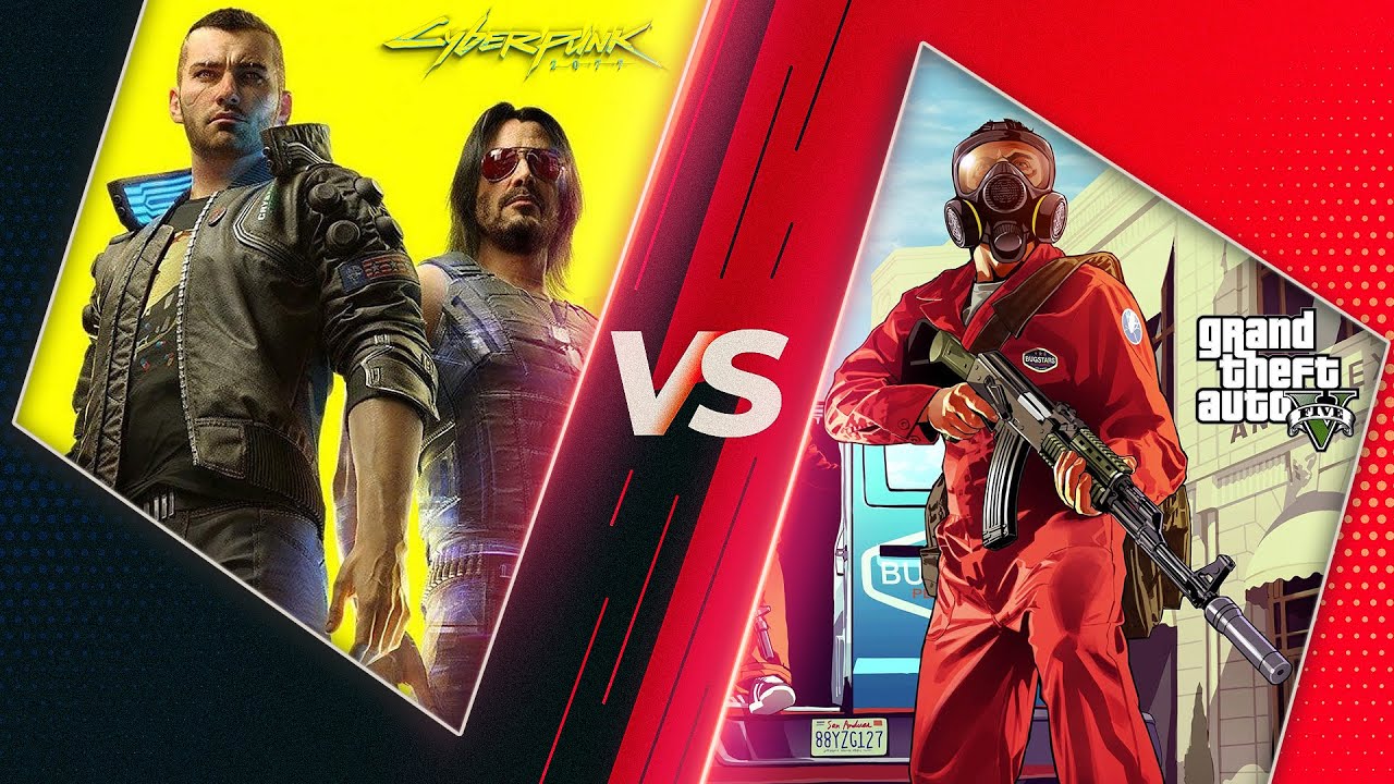 Vídeo faz comparativo entre a qualidade de GTA V e os bugs de Cyberpunk  2077 - Drops de Jogos