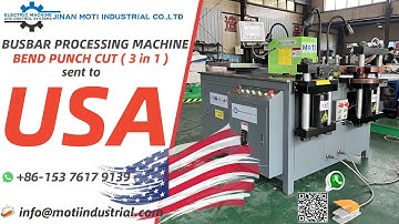 MOTI 30 3NC ship to USA Busbar Processing Machine 3 in busbar machine Busbar Bending Machine