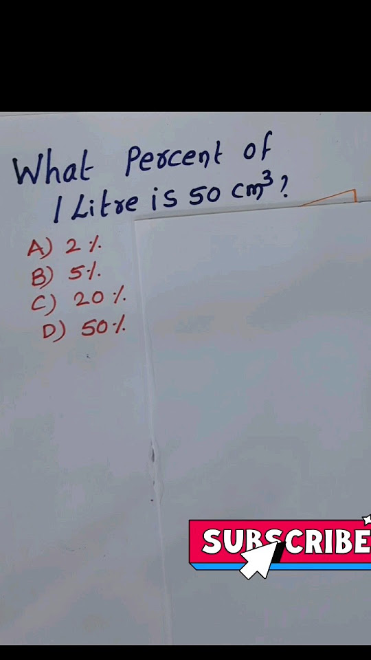 what-percentage-of-1-litre-is-50-cm-3-satveeracademy-apdsc2024