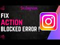 How To Fix Instagram Action Blocked Error !