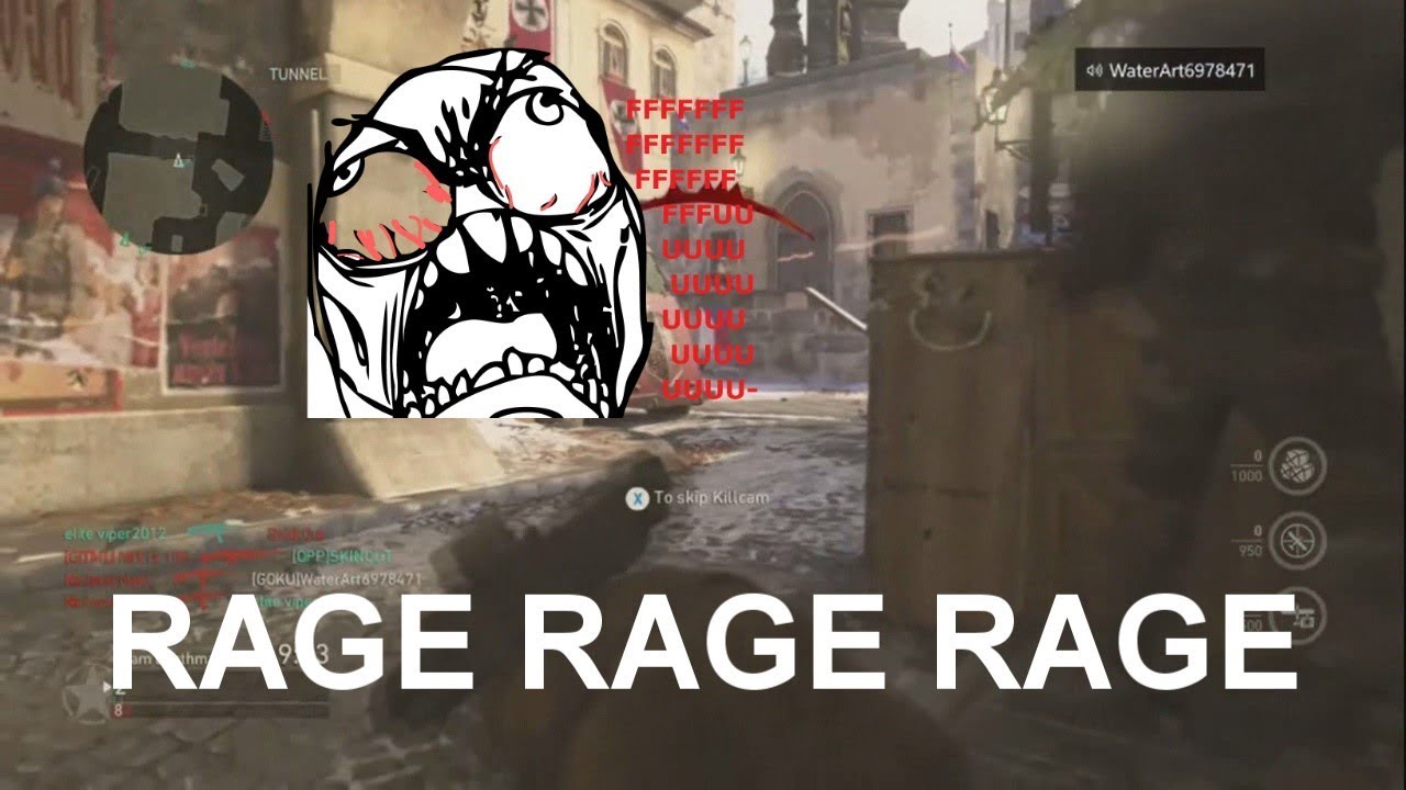 Old Cod Rage C.O.D. WWII WTF MOMENTS:RAGE RAGE RAGE!!! - YouTube