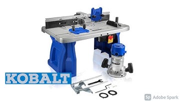 Kobalt Table Router