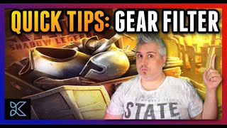 GEAR FILTER - Quick Tips | RAID: Shadow Legends