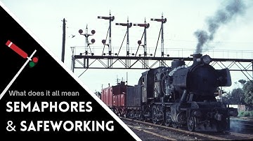 Victorian Railways 2 Position Semaphore Signaling Explained