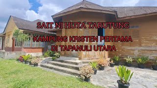 KAMPUNG BATAK DENGAN RUMAH RUMAH PENDUDUK BERGAYA EROPA KLASIK DI TARUTUNG