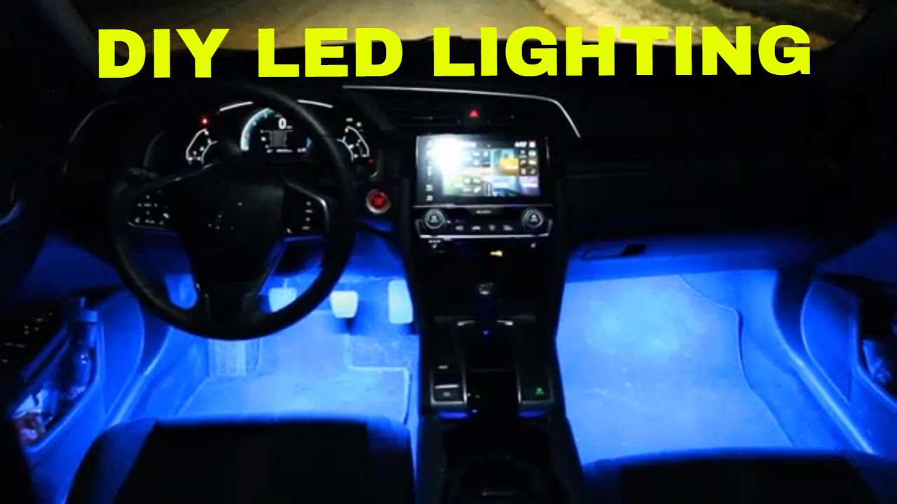 Custom Ambient Lighting 2017 Honda Civic