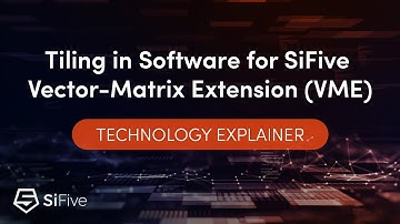 Tiling in Software for SiFive Vector-Matrix Extension (VME) - Technology Explainer