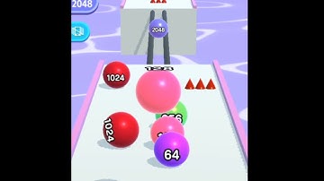 Ball Run 2048 - All Levels Gameplay Android, iOS ( Levels 1089-1092