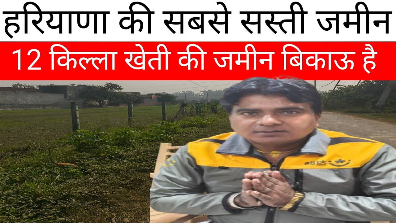 हरियाणा की सबसे सस्ती जमीन l 12 किल्ला खेती की जमीन बिकाऊ है l #property 