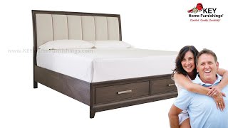 Ashley Brueban Queen Panel Bed with Storage B497B2 | KEY Home