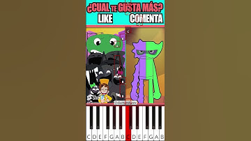 JUMBO JOSH vs BITTERGIGGLE ANIMATION GARTEN OF BANBAN (@diamondwow) - Octave Piano Tutorial