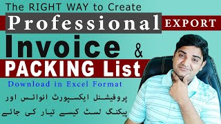 Export Invoice and Packing List Format: The Right Way to Create a Professional Export Documents