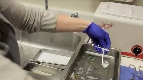 Cleaning Surgical Instruments