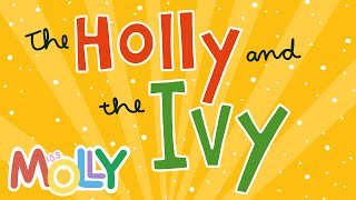 The Holly and the Ivy Christmas Song | Sing-Along Socks | Miss Molly Sing Along Songs