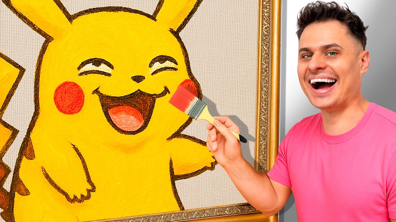 Gigantyczny vs Miniaturowy OBRAZ Challenge!