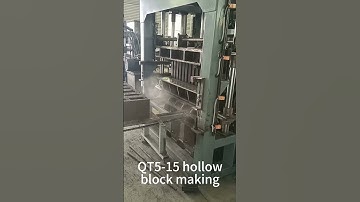 hollow blocks making machine QT5-15 automatic concrete hollow block making machine,price details