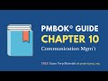 PMBOK® Guide (6th Edition) – Chapter 10 – Communication Management