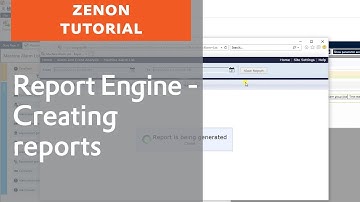 zenon Report Engine – How to create a report in zenon Reporting Studio
