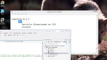 WCF Servicio Alamacenado en IIS Cliente Tutorial  .NET Framework C# Capitulo 8.1.2