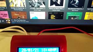 Logitech Media Server Pi400 LCD python API