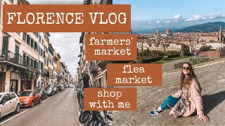 VLOG: Expat Diaries #2 // Farmers' market and thrifting in Florence