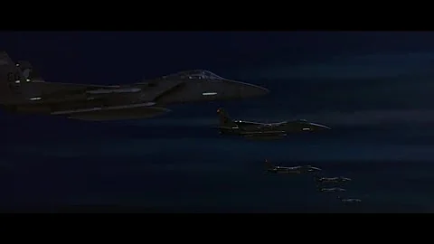 Air Force One - MiGs & F15 Fight Scene