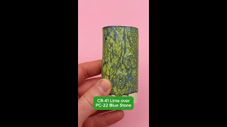 See CRAWLS Lime on Potters Choice glazes!