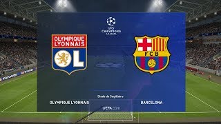Pes 2019 | lyon vs fc barcelona uefa champions league (ucl) gameplay
pc