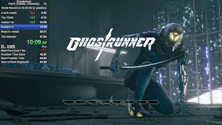 Ghostrunner any% oob in 45:40