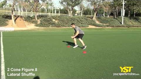 2 Cone Figure 8 Lateral Shuffle