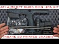 This 3d printed hpa airsoft smg kit is insane  ati airsoft sub5