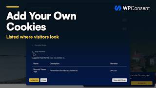 How to Add a Cookie to Your Cookie Banner in WordPress (WPConsent)