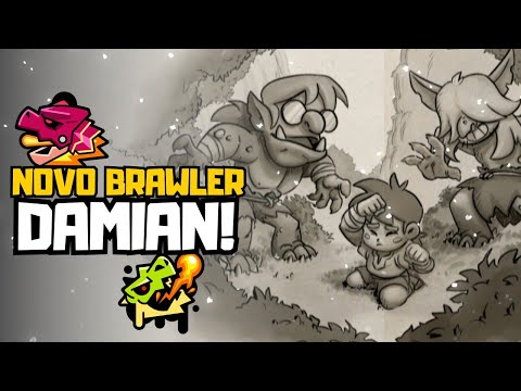 DAMIAN - O RPG do novo BRAWLER! - Brawl Stars