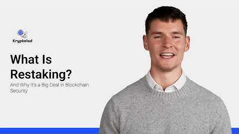 Restaking Explained — The Next Evolution in Blockchain Security