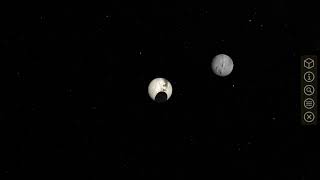 Pluto-Charon eclipse #space #dwarfplanets #eclipse