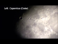 Celestron Ultima 80 & Sony HDR CX405 (MOON at 2400X)