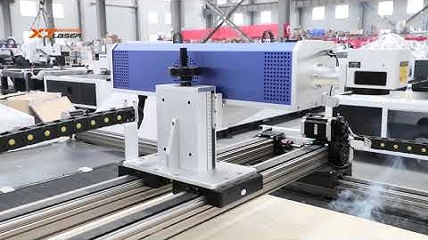 large format co2 laser marking machine with moving head