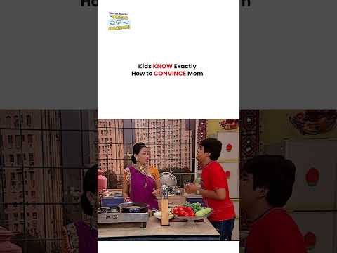Kids Know Exactly How to Convince Mom ! #tmkoc #funny #jethalal #daya #shortsfeed