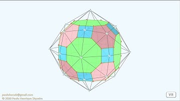 O cuboctaedro truncado e seu dual - The truncated cuboctahedron and its dual